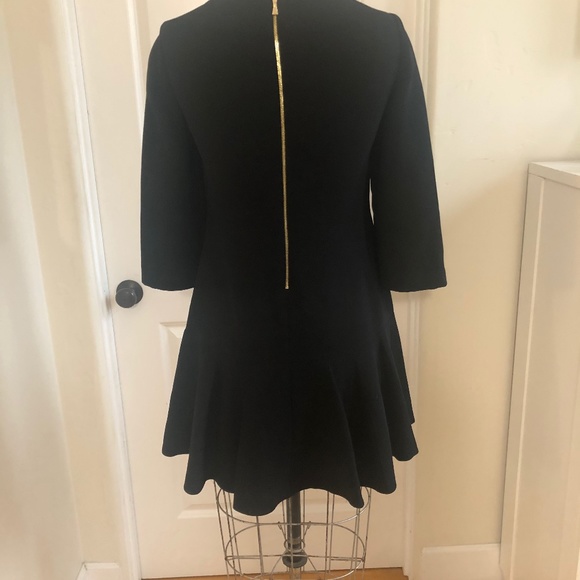 Kate Spade Crepe Flounce Dress - Picture 2 of 5